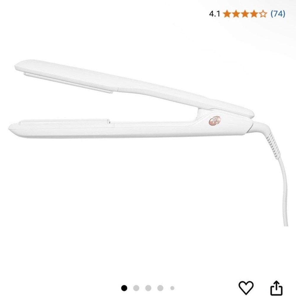 T3 single pass ceramic 1” Hair Straightener, *REFURBISHED, retail $180